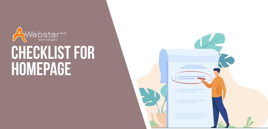 Checklist for Homepage