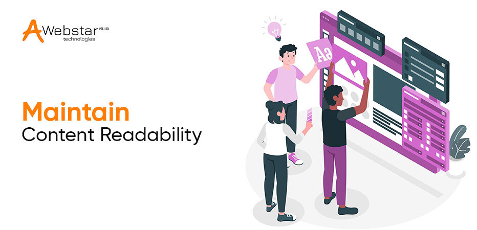 maintain content readability