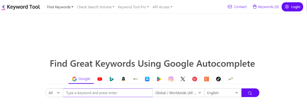 KeywordTool.io