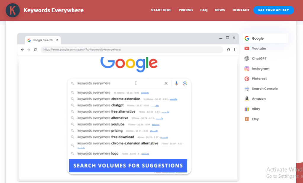 Keywords Everywhere