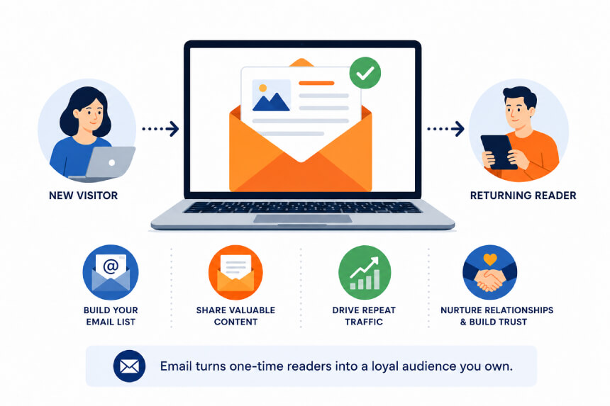 Use email to bring readers back